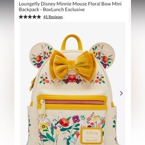 Box lunch Disney mini backpack